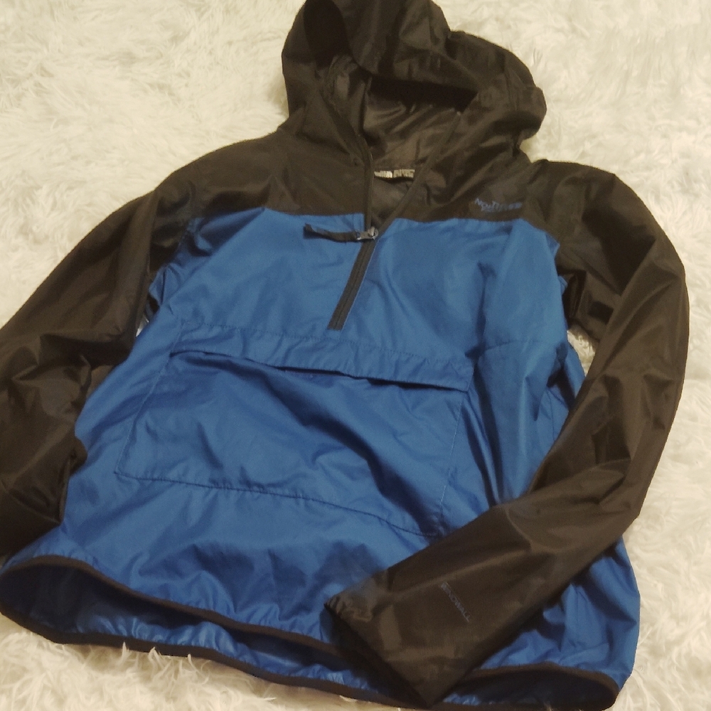 The North Face Blue and Black Windbreaker